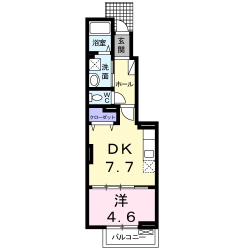 メゾン　ロワール 102号室 間取り