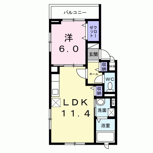 キルシェ千早 間取り図