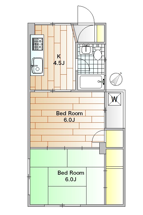庄司ホームズ 4A号室 間取り