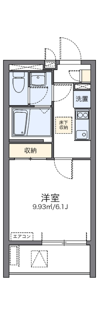 レオネクスト南青山 101号室 間取り
