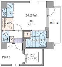 プラティーク桜新町 101号室 間取り