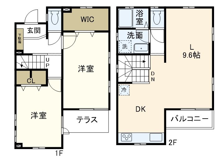 ラフィーネ深沢 C号室 間取り