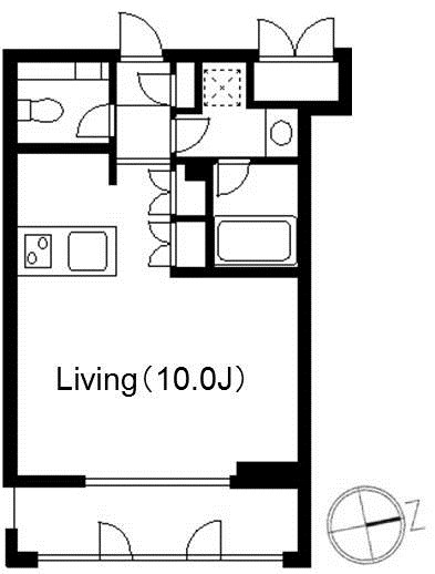 コンフォート白金台 103号室 間取り