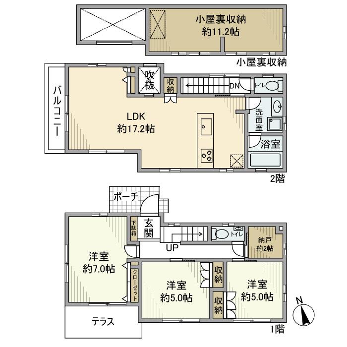 浜田山戸建 間取り