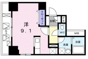 ベルク　ブルーメ　タクミ 403号室 間取り