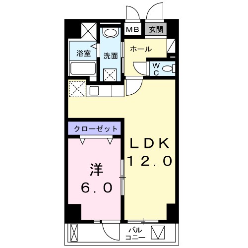 テホン・カーサ 502号室 間取り
