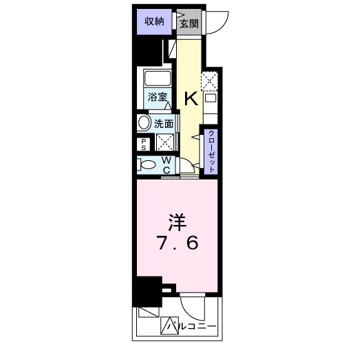 Ｍａｙ　Ｆａｉｒ 702号室 間取り