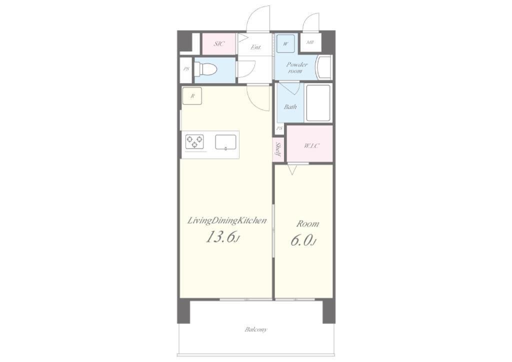 ALUNA 千歳船橋 間取り図
