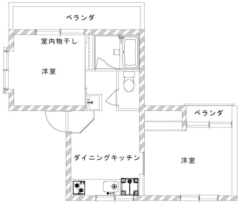 リベラルⅡ 401号室 間取り
