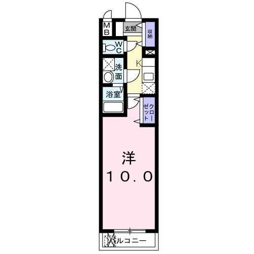 アルトプェンテ 204号室 間取り