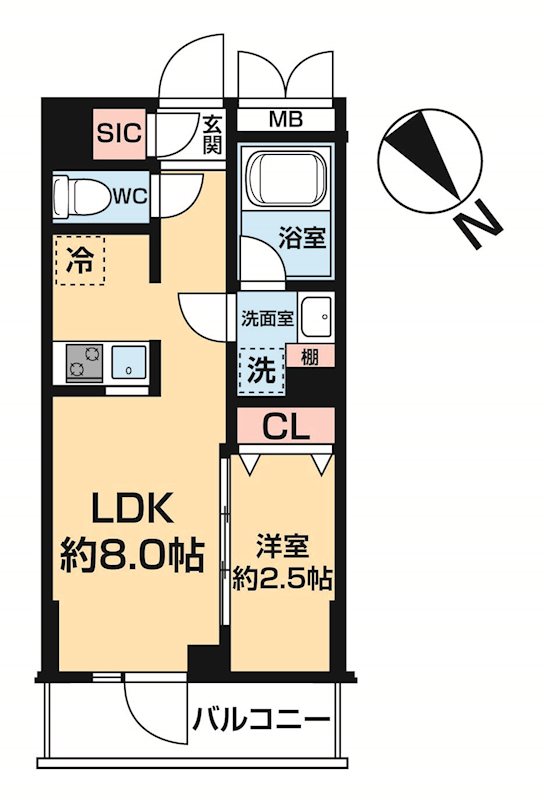 ハーモニーレジデンス中野若宮 0405号室 間取り