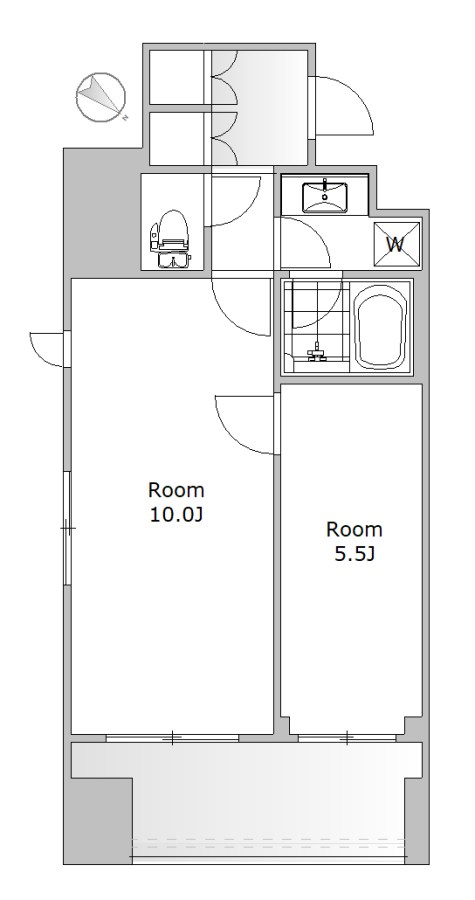シティインデックス西五反田 間取り図