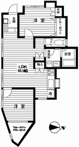 小山台戸建 間取り図