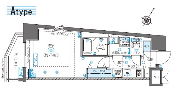 ZOOM南麻布 間取り図