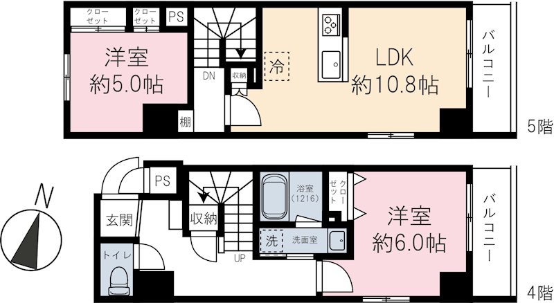 Casa Flag Shibuya 間取り図