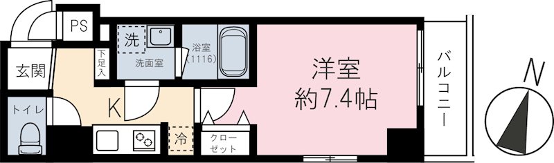 Casa Flag Shibuya 間取り図