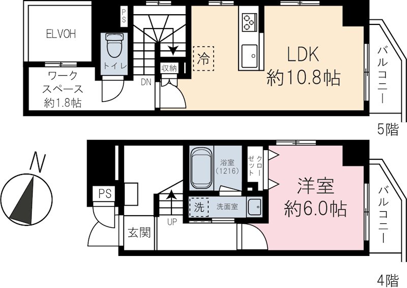 Casa Flag Shibuya 間取り図