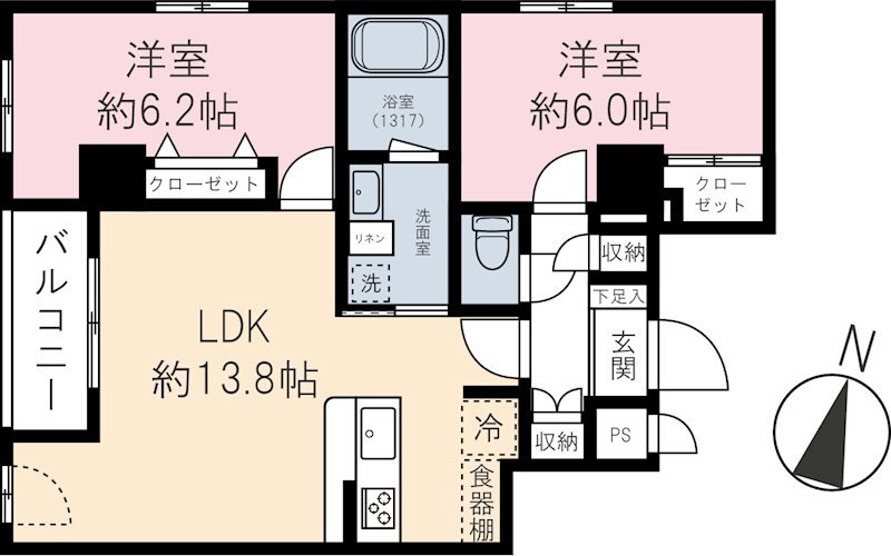 Casa Flag Shibuya 間取り図