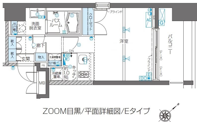 ZOOM目黒 間取り図