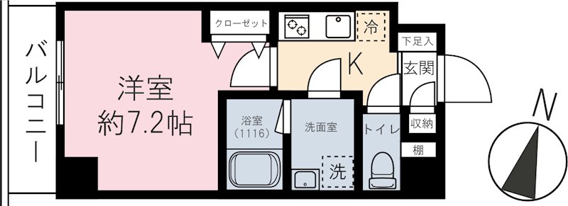 Casa Flag Shibuya 間取り図