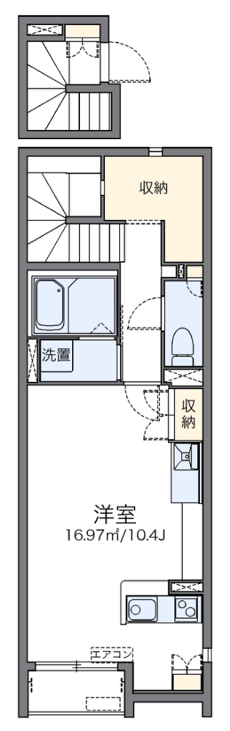 レオネクストカンフリエ 間取り図