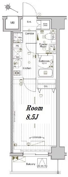 メイクスデザイン池袋EAST 間取り図