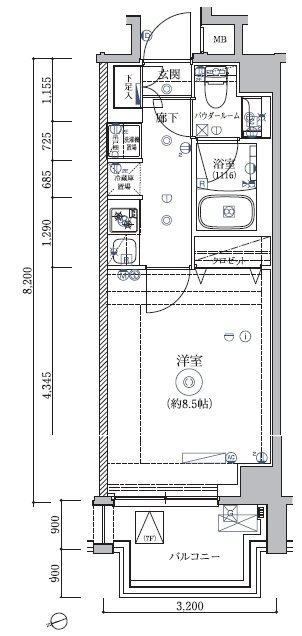 アルテシモベラ 間取り図