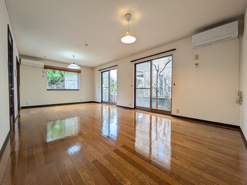 八雲テラスハウス リビング