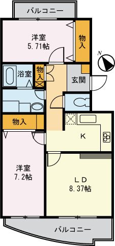 クレール祖師谷 間取り図