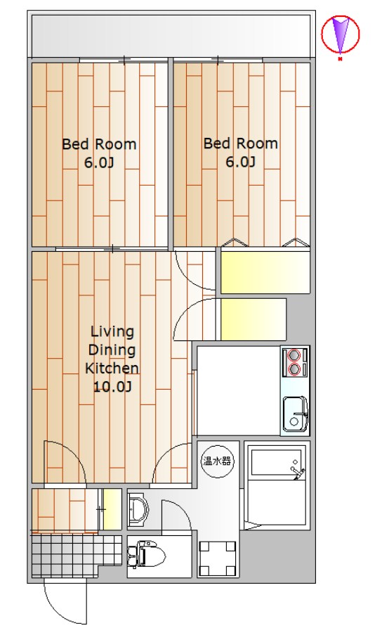 メゾンエル桜新町 間取り図