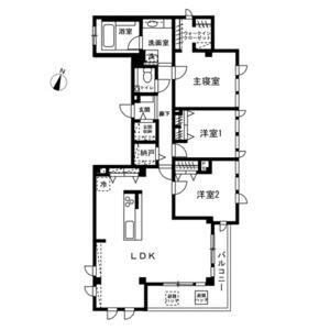 イーストテラス 間取り図