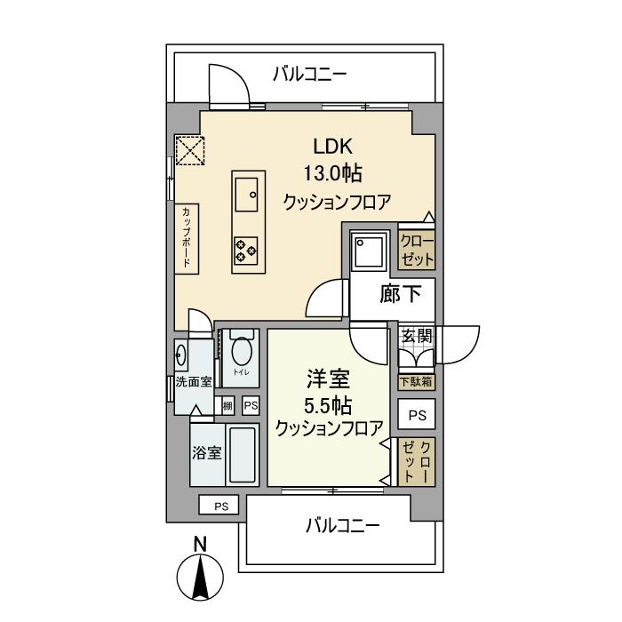 ライオンズマンション西荻窪第２ 間取り図