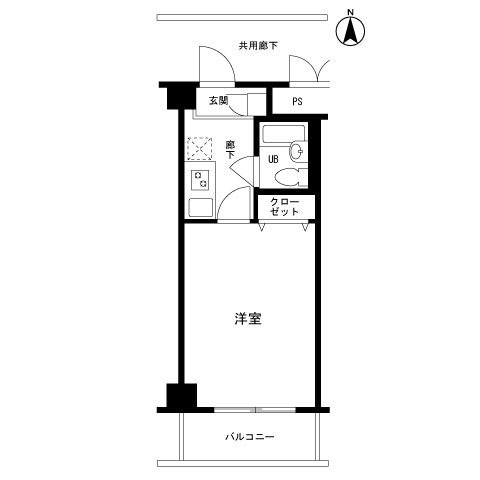 JKマンション 203号室 間取り