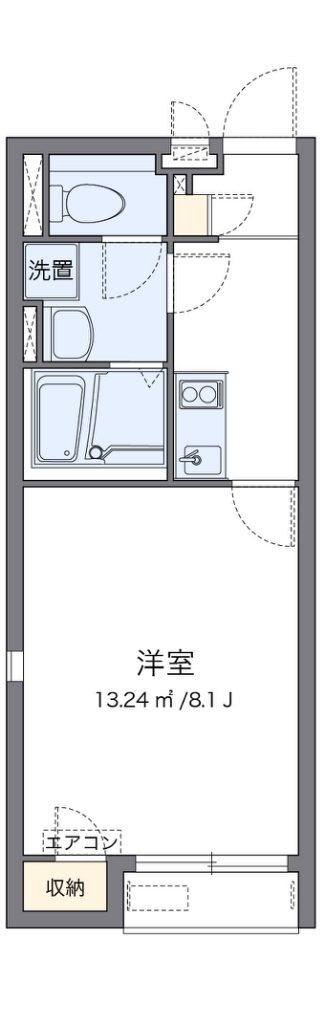 レオネクスト弦巻 間取り図