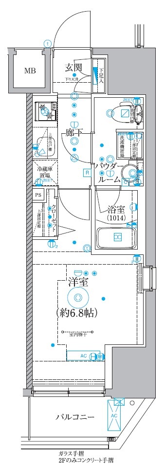 クオリタス品川南 間取り図