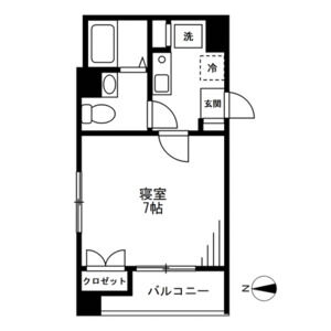 サンパティーク 間取り図