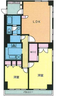 麻布東町マンション 間取り図