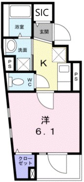 エヌエス　フィールド 間取り図