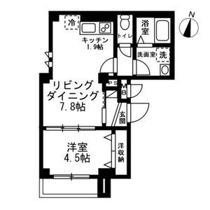 アベニール柏木 間取り図