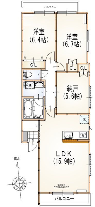 アルマコート 間取り図