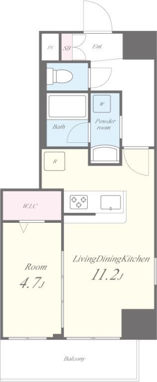 La Gracia四谷 間取り図