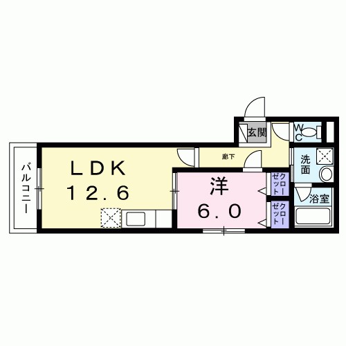 ヴィレッジ　キール 間取り図
