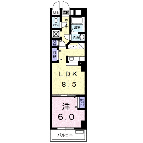 メゾンド・シャルマン 間取り図