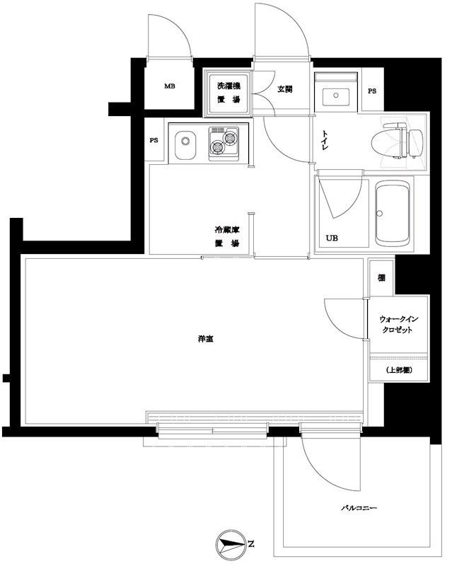 ルーブル品川南大井弐番館 間取り図