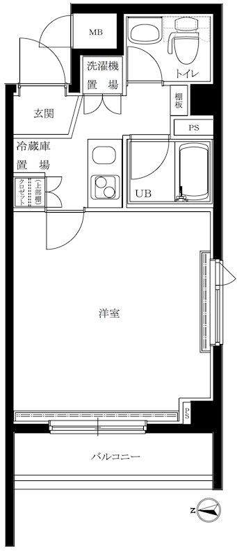ルーブル武蔵小山 間取り図