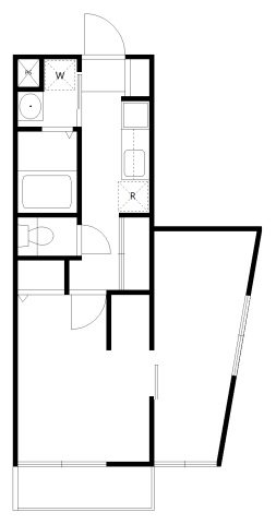 カイトシオン大岡山 間取り図