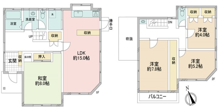 杉並区清水3丁目戸建 間取り