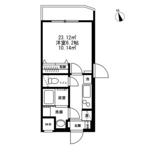 モン・シャトー新高円寺新館 102号室 間取り