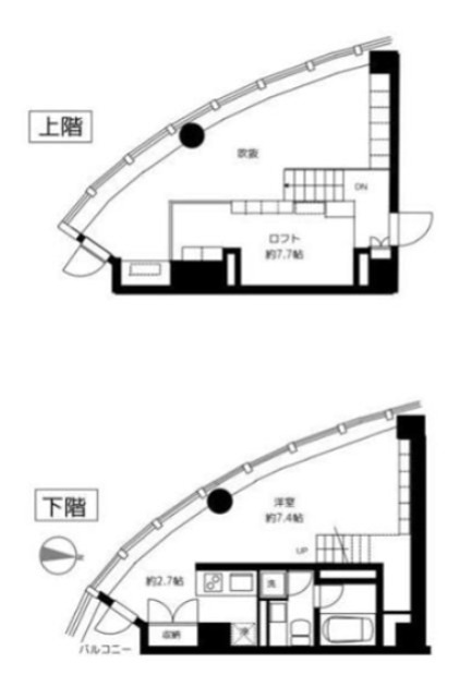 FLAMP 501号室 間取り
