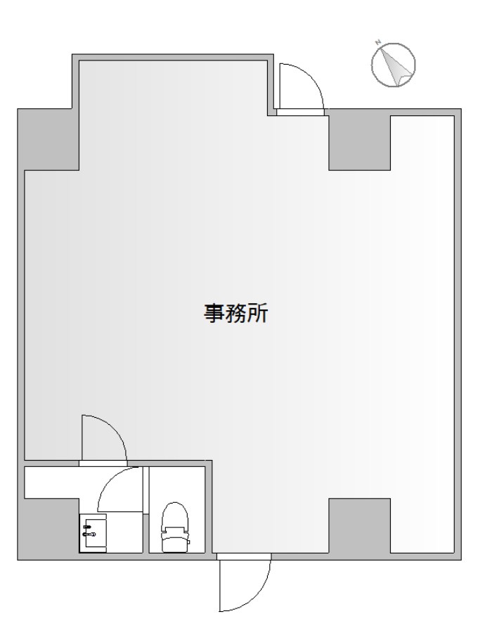 第33宮廷マンション 間取り図